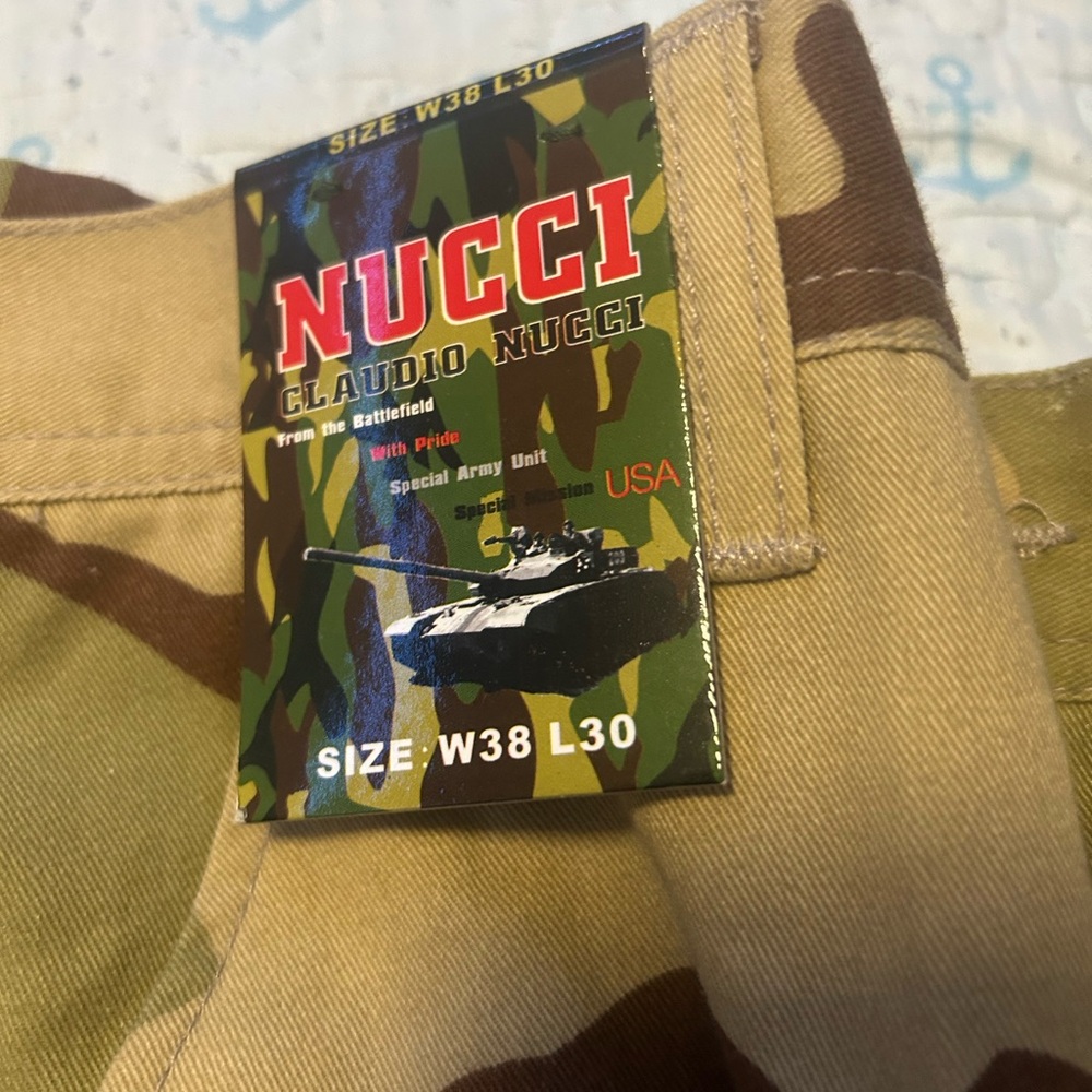 Nucci Camouflage Cargo Pants